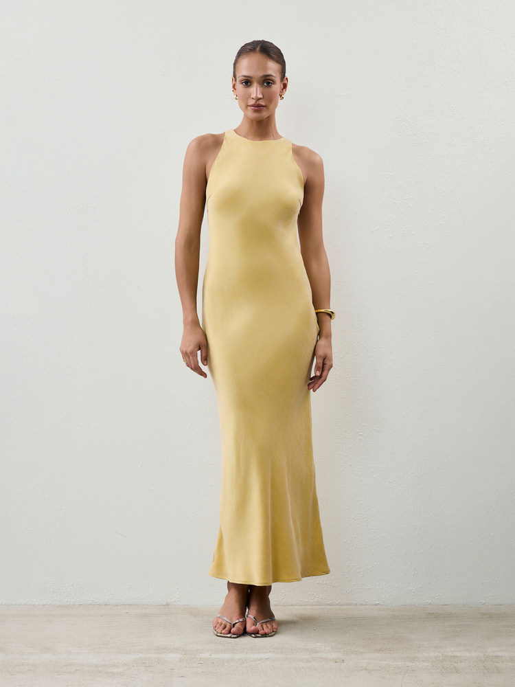 AUDREY YELLOW DRESS