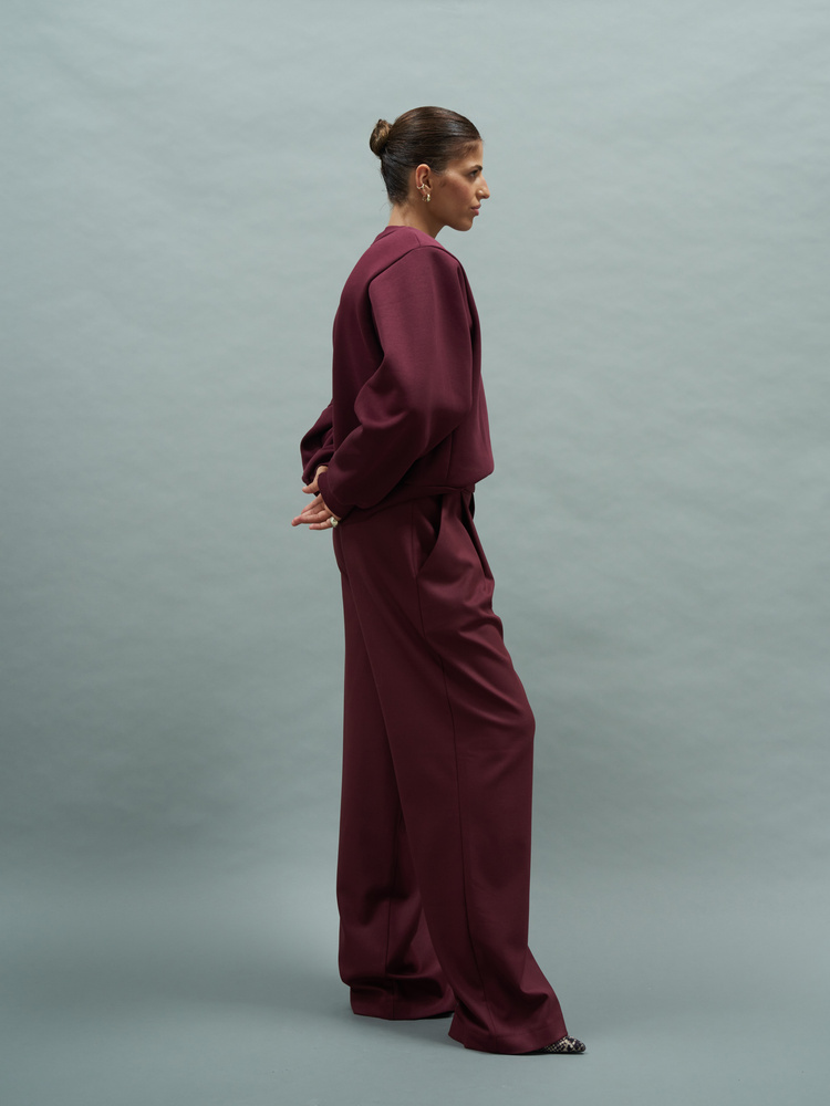 FINN BURGUNDY REGULAR PANTS