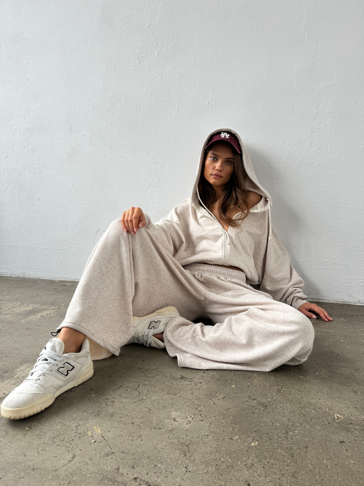 ZIP-UP HOODIE HUNTER NATURAL