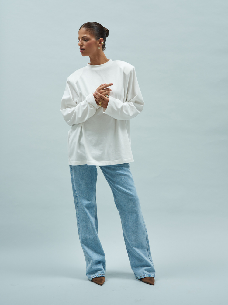 LONGSLEEVE VEYA PADDED CREAM