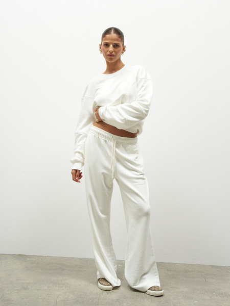 MILO CREAM SWEATPANTS