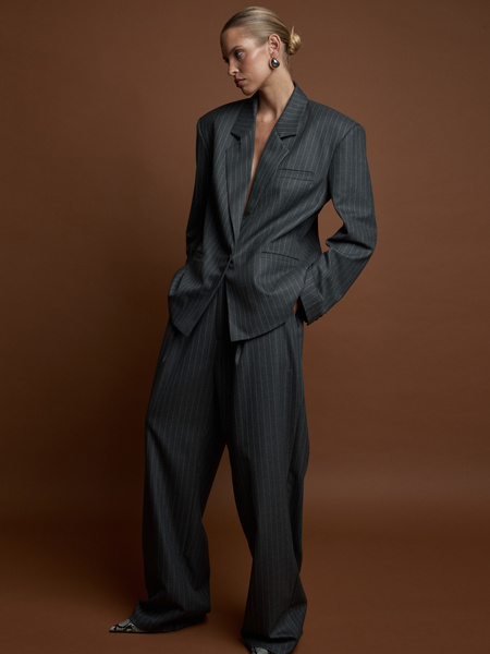 SAVONA DARK GREY  TALL PANTS