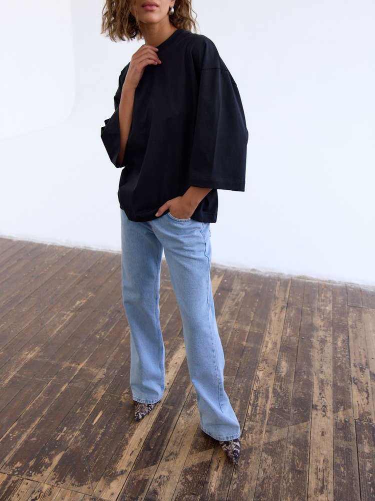 T-SHIRT OVER TEE BLACK