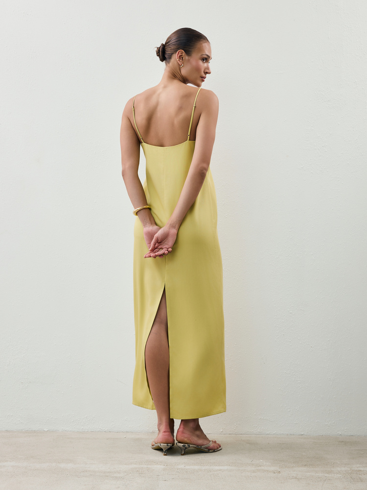 BIANCA LIME DRESS
