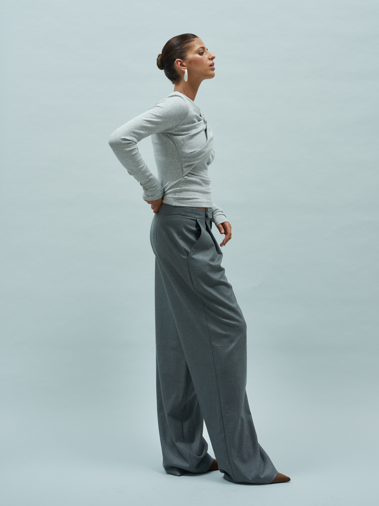 SPODNIE FINN GREY REGULAR