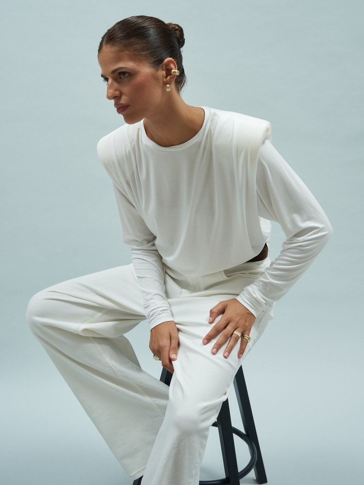 KAIA CREAM LONGSLEEVE