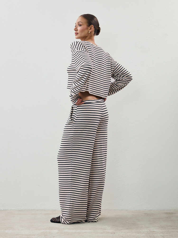 TERRY STRIPES LONGSLEEVE