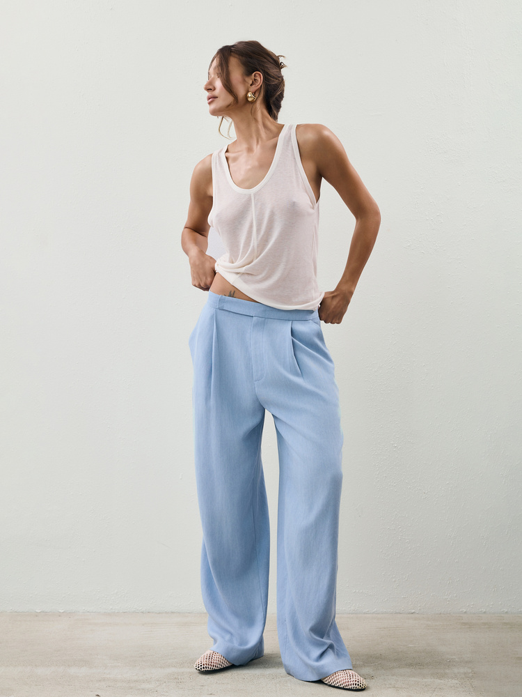 SPODNIE FINN LIGHT BLUE TALL