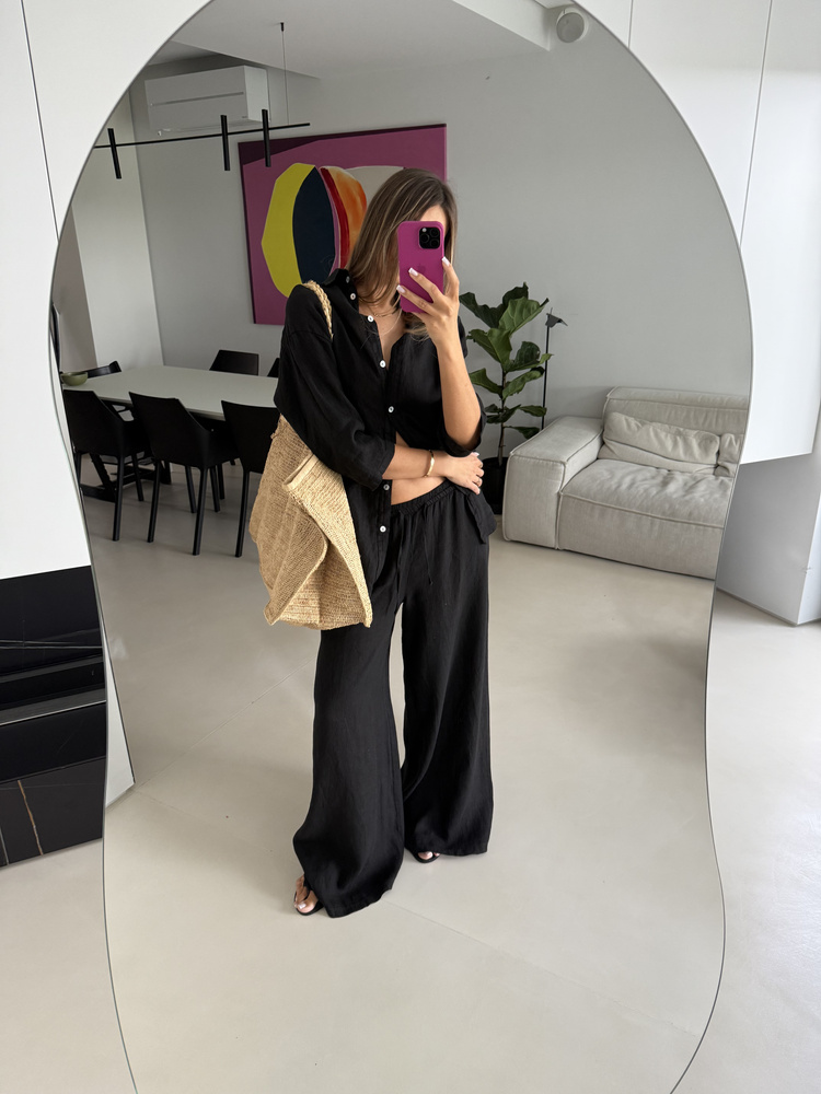 LNIANA KOSZULA OVERSIZE BLACK