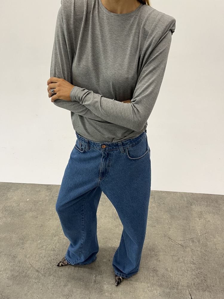 KAIA DARK GREY LONGSLEEVE