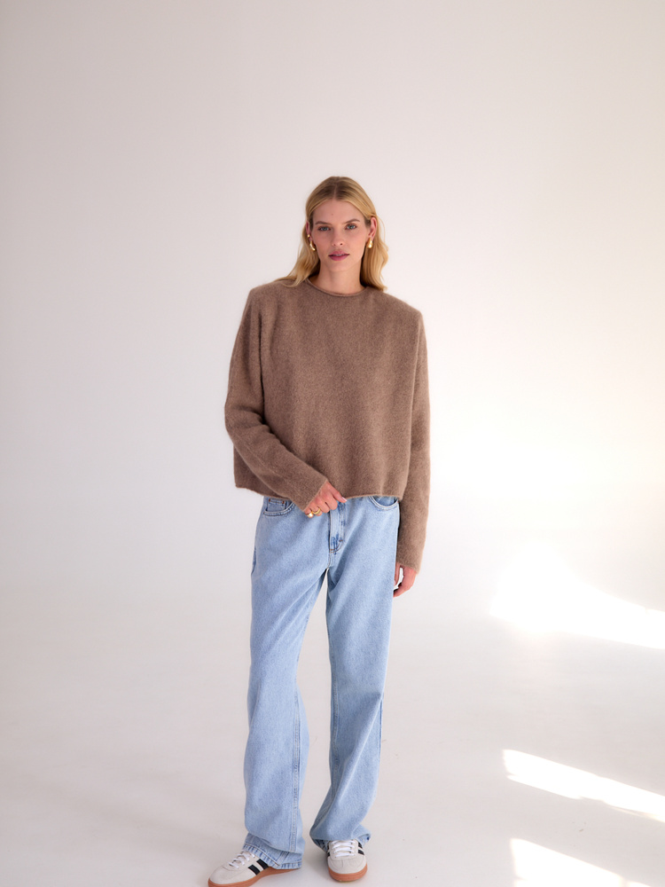 SWETER VELVET BEIGE