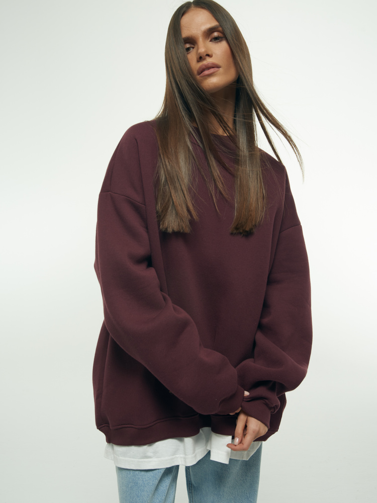 RED WINE SWEATSHIRT