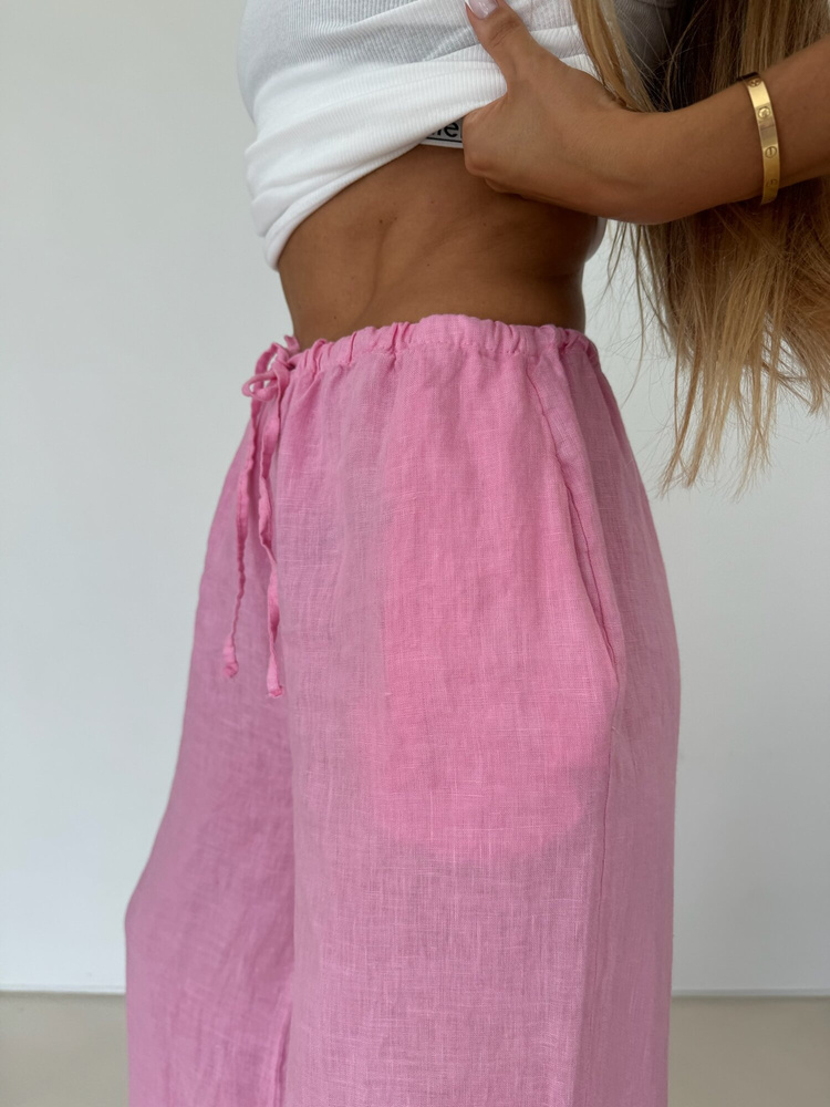 LINEN CANDY LARGE PANTS