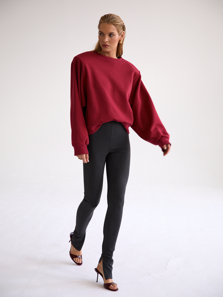 BLUZA PADDED CRANBERRY