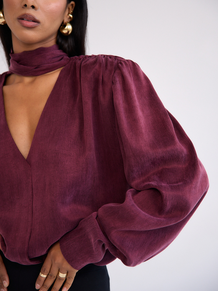 MOLLY BURGUNDY SHIRT