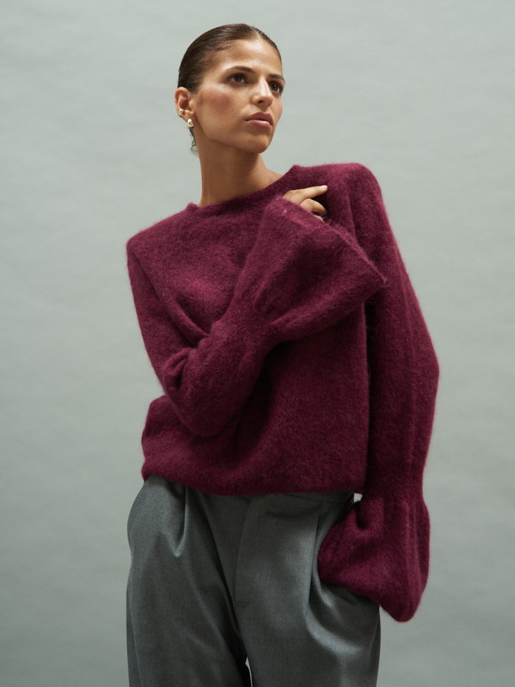 BELL BURGUNDY SWEATER