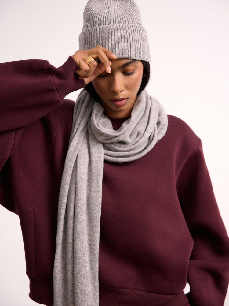 CZAPKA CASHMERE GREY