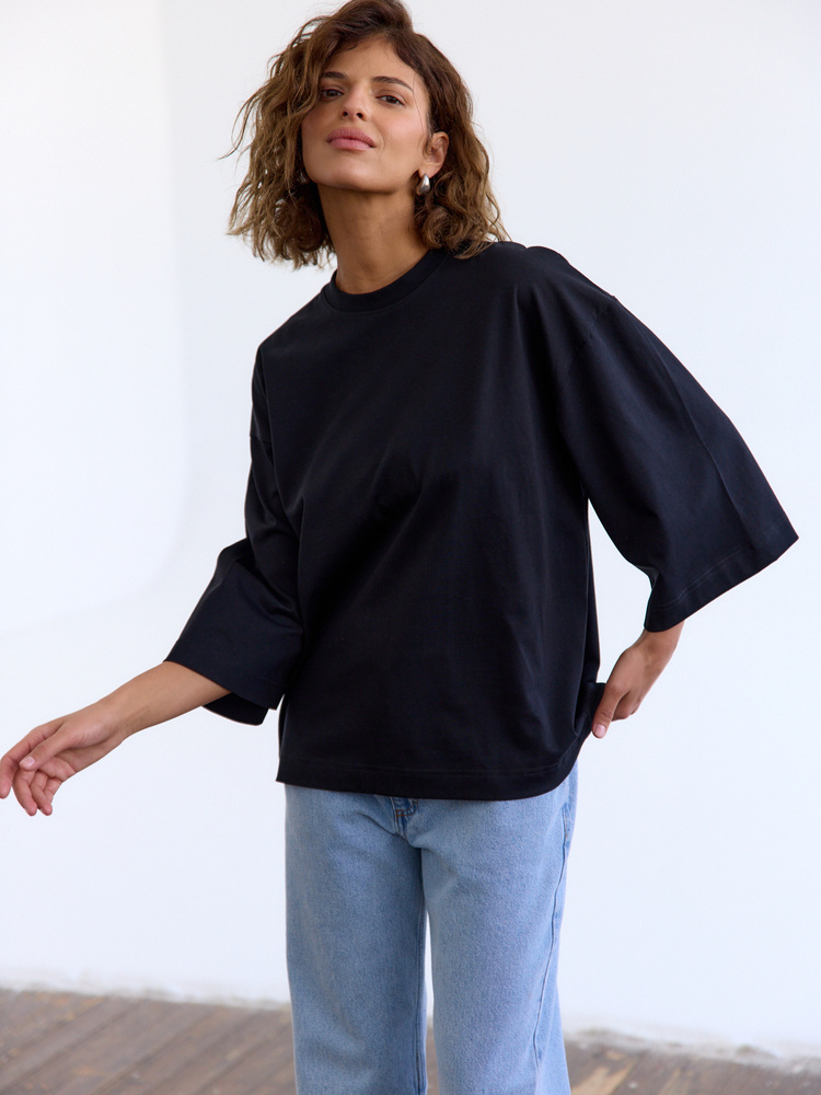 T-SHIRT OVER TEE BLACK 
