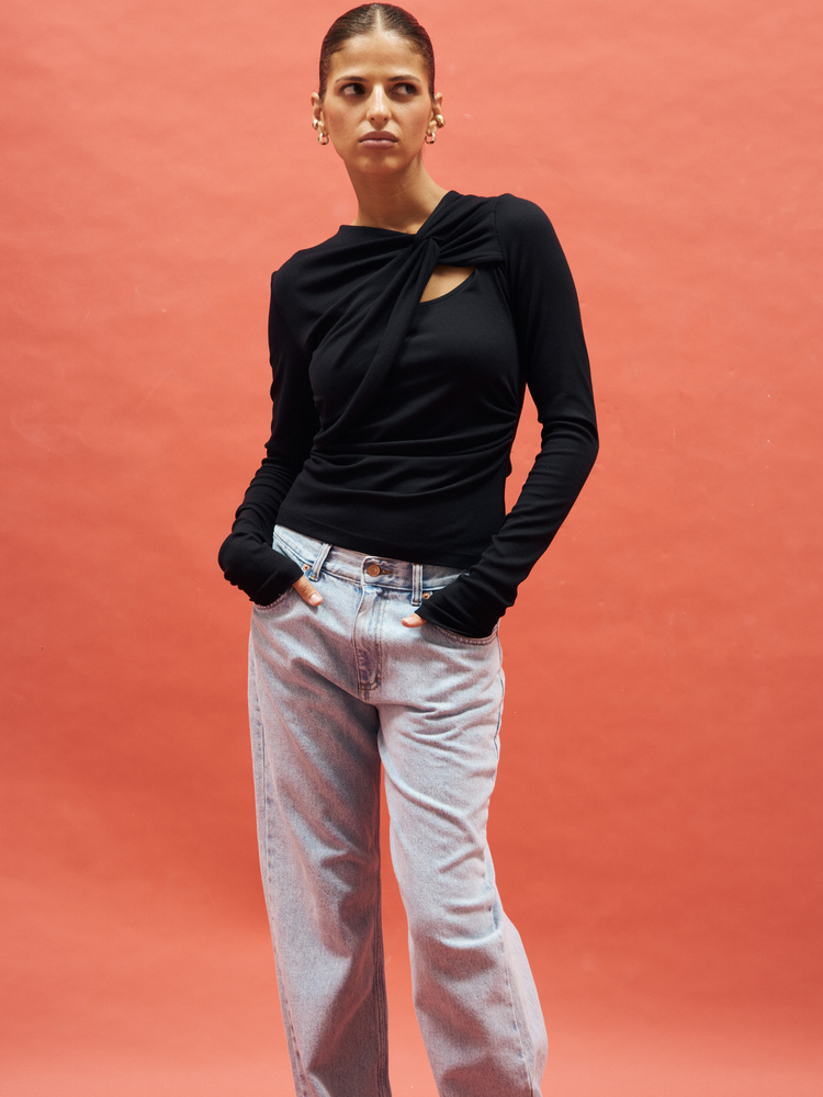 LONGSLEEVE SIA BLACK