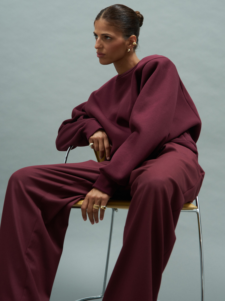 BLUZA PADDED RED WINE