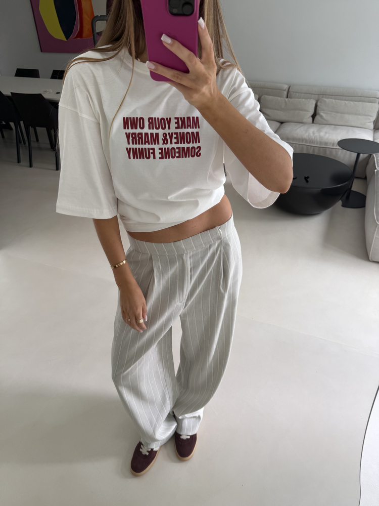 SAVONA GREY REGULAR PANTS