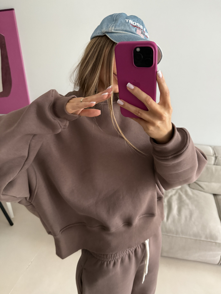 RUBY CAPPUCINO SWEATSHIRT
