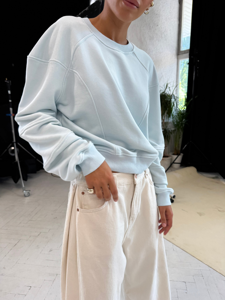 ELLIE BABY BLUE SWEATSHIRT