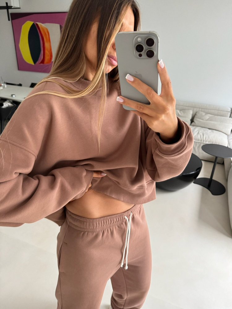 RUBY RAW UMBER SWEATSHIRT