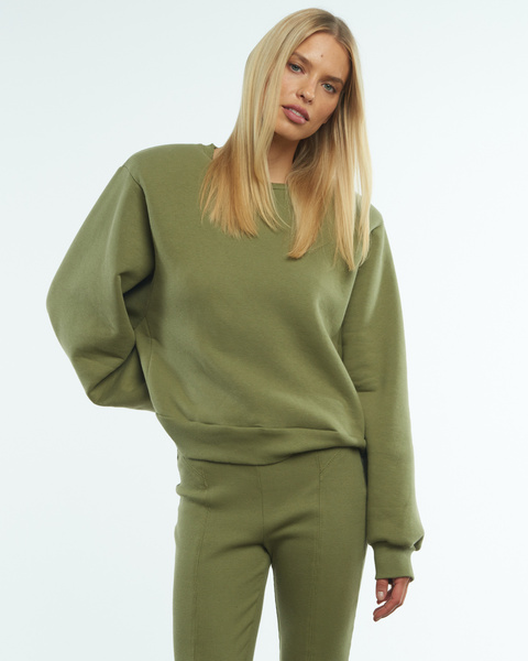 PADDED MILITARY SWEATSHIRT