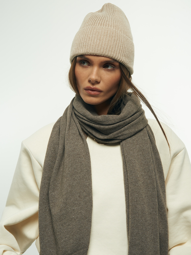 CASHMERE BROWN SCARF