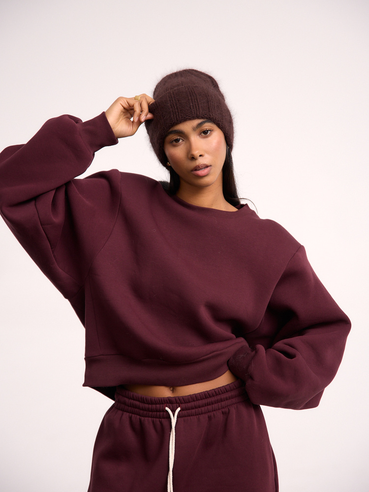 FROST BROWN BEANIE