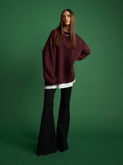 RED WINE SWEATSHIRT