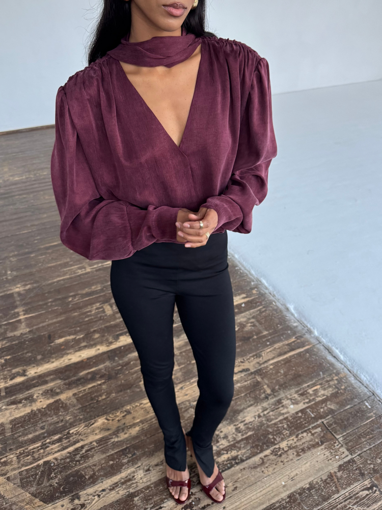 MOLLY BURGUNDY SHIRT