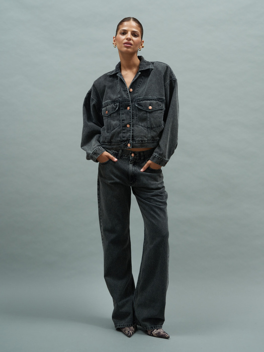 SPODNIE DALLAS VINTAGE BLACK TALL