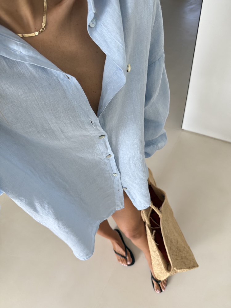 LNIANA KOSZULA MAXI BABY BLUE