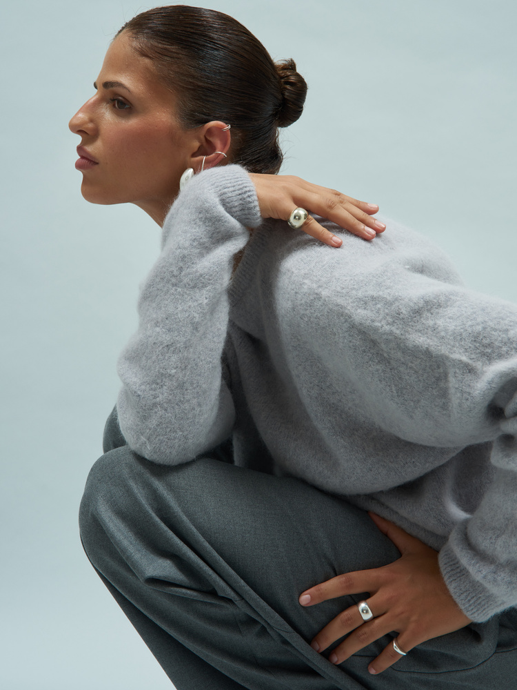 SWETER MINIMAL GREY