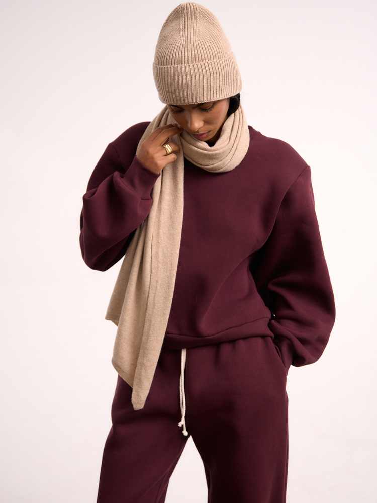 CASHMERE SAND SCARF 