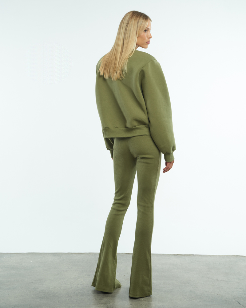 PADDED MILITARY SWEATSHIRT