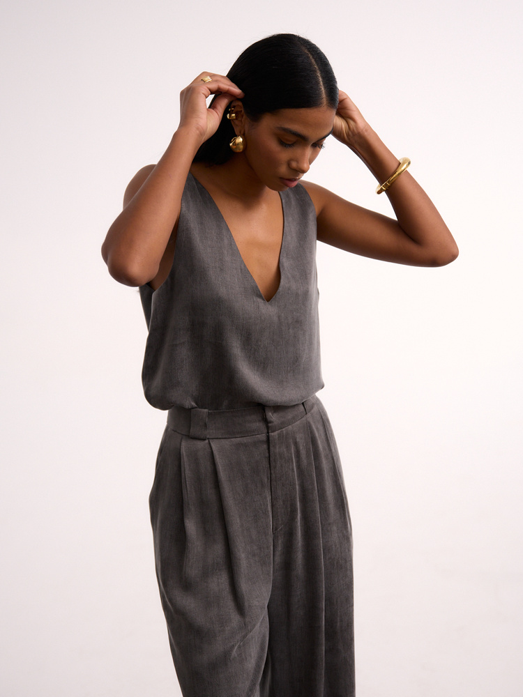 STIVIE GREY TOP