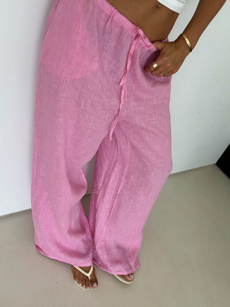 LINEN CANDY LARGE PANTS