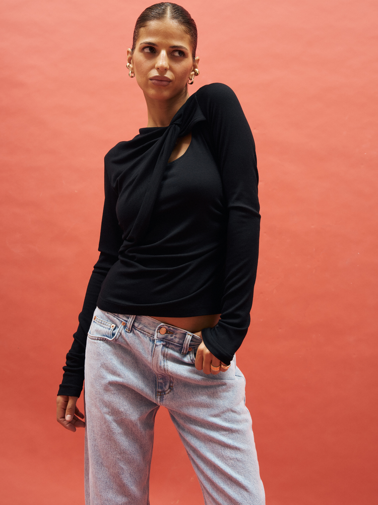 LONGSLEEVE SIA BLACK