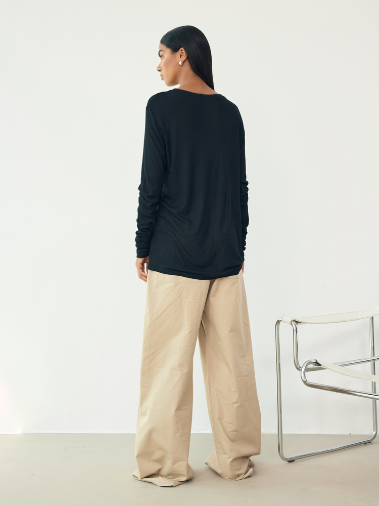 LONGSLEEVE PURE BLACK