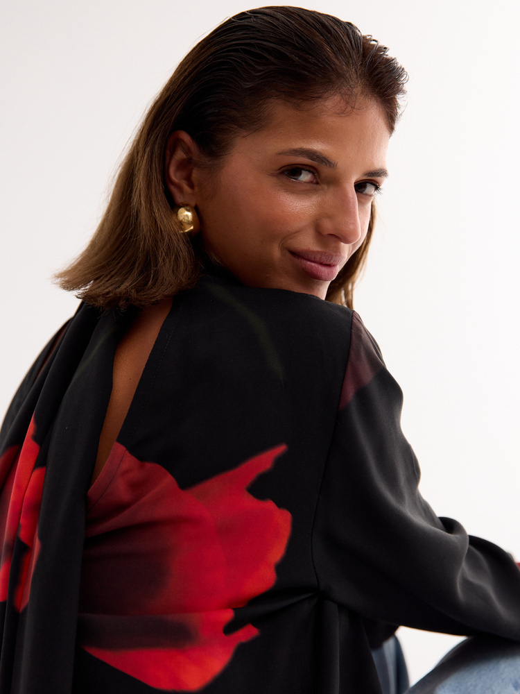 AMORA RED POPPY SHIRT