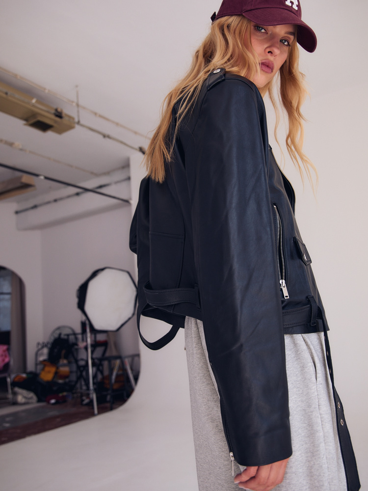 HAILEY LEATHER JACKET