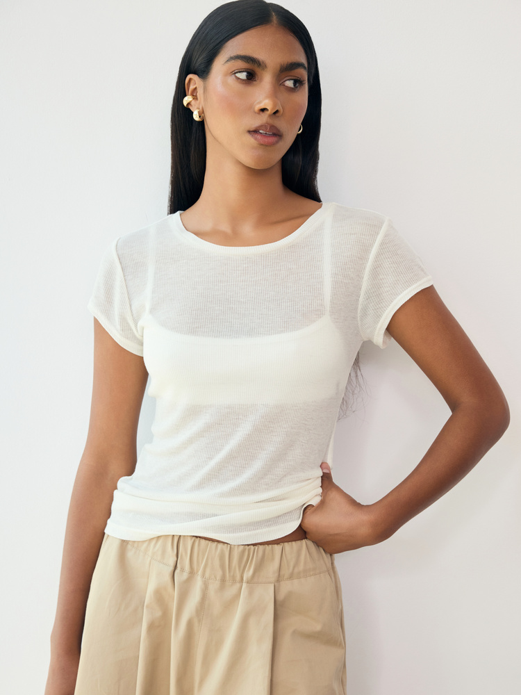 T-SHIRT PURE CREAM