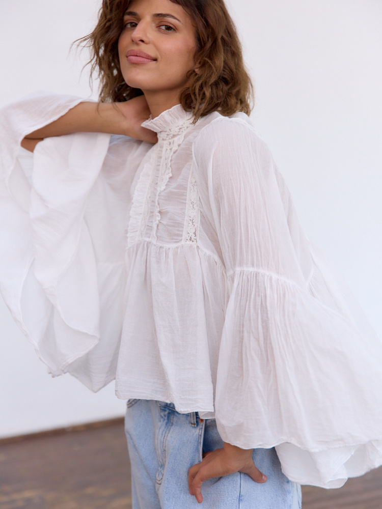 KOSZULA BOHO CREAM