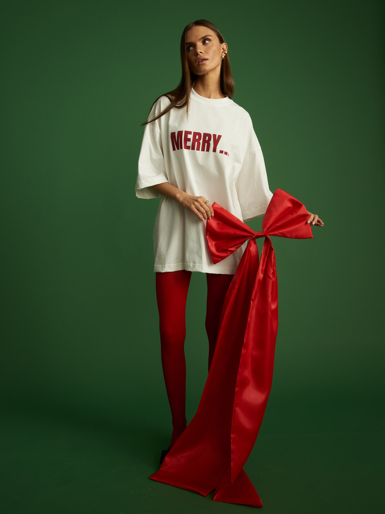 MERRY ME OVERSIZE T-SHIRT