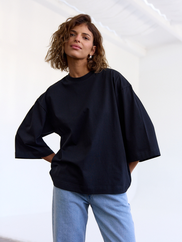 T-SHIRT OVER TEE BLACK