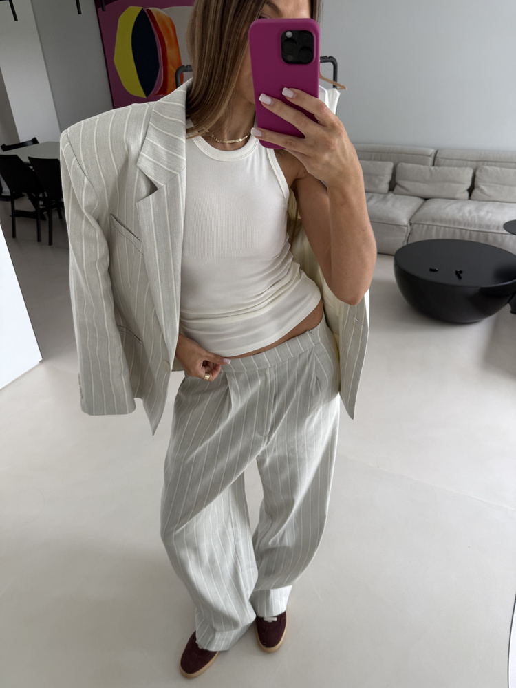 SPODNIE SAVONA GREY TALL