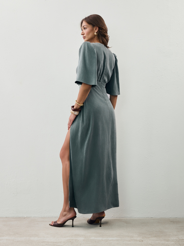 STELLA BOTTLE GREEN DRESS